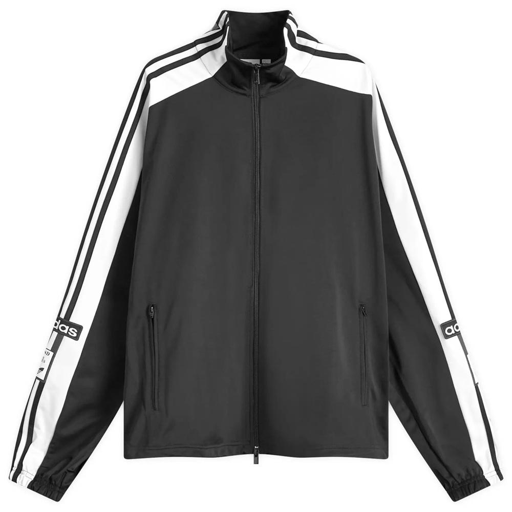 Adidas Originals [M-L] Men's Adilenium 2 Megabreak Jacket Black Oversized JN0810